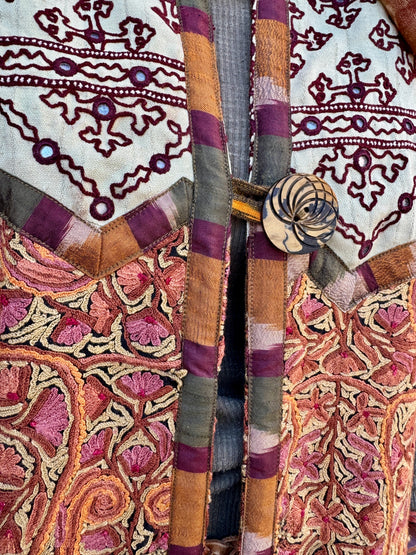 SO VERY KASHMIRI CREWEL UPCYCLED JACKET