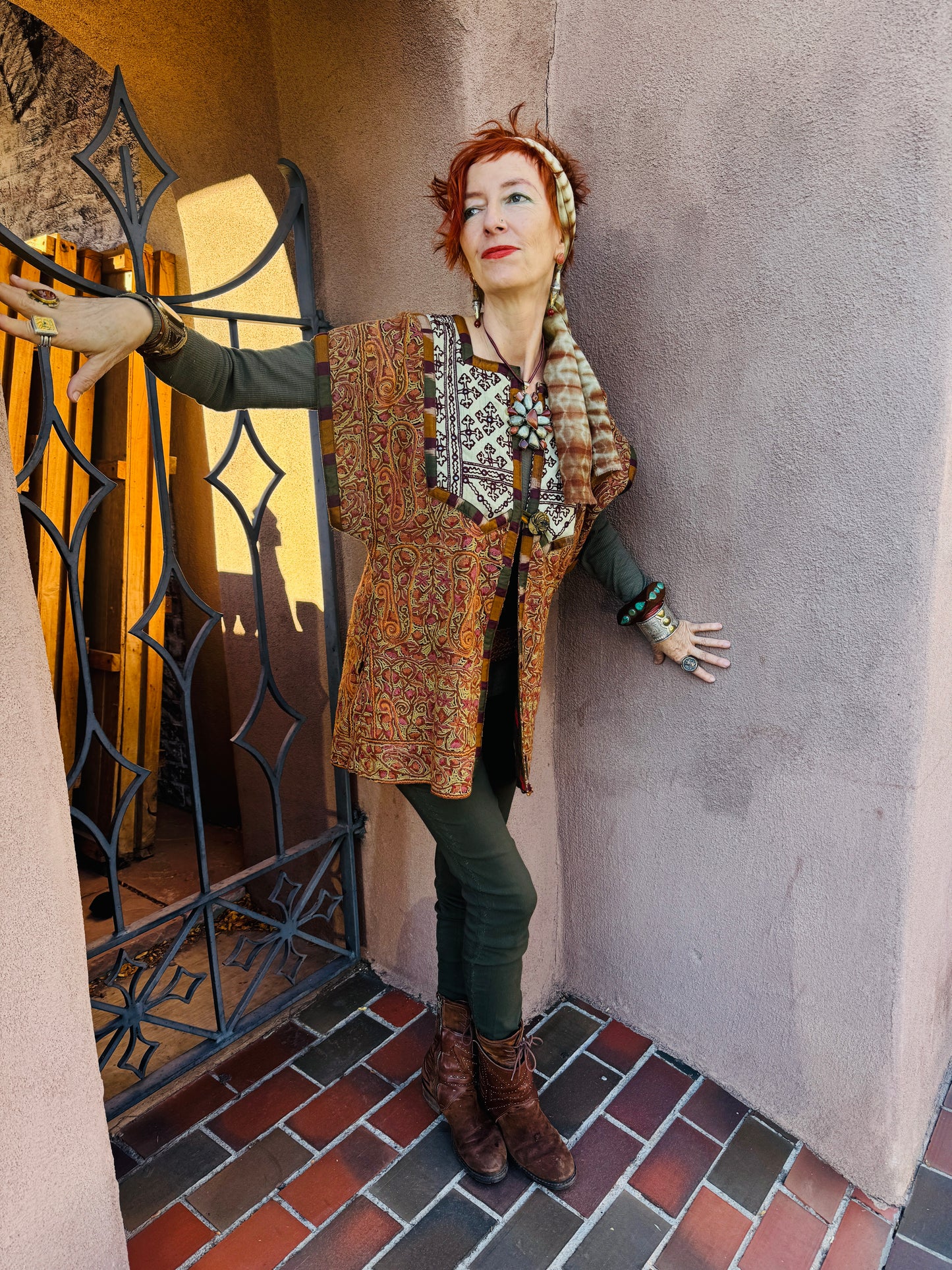 SO VERY KASHMIRI CREWEL UPCYCLED JACKET