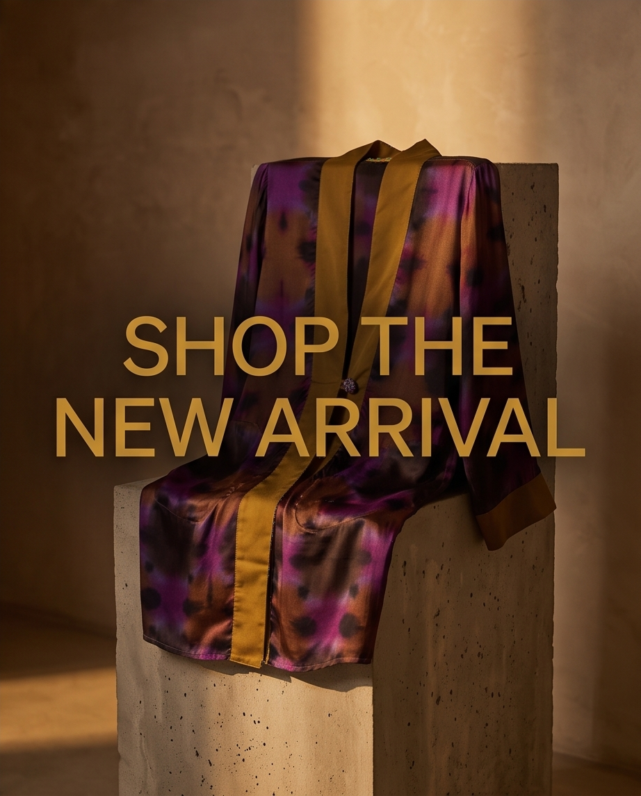 KALEIDOSCOPIC HAND DYED SWING COATS