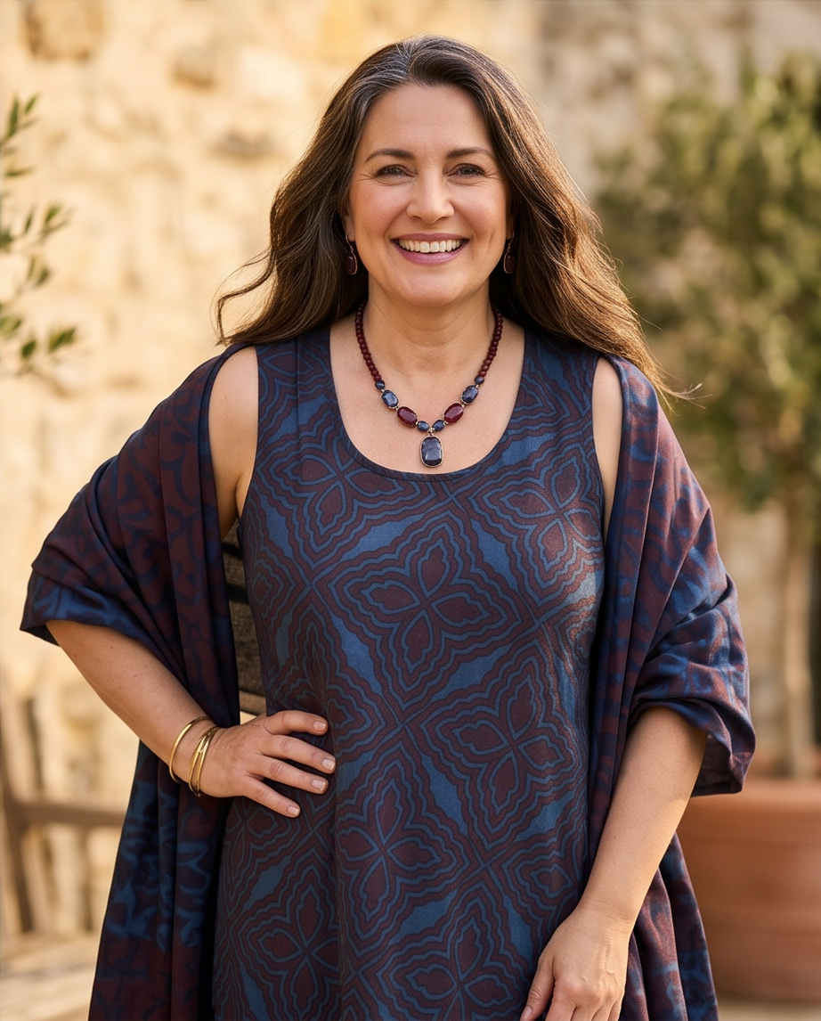 DEEP INDIGO SLIP DRESS