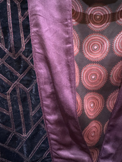 VELUXE MIDNIGHT BLUE SWING JACKET