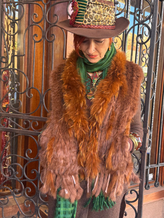 RAVISHING RABBIT FUR VESTS
