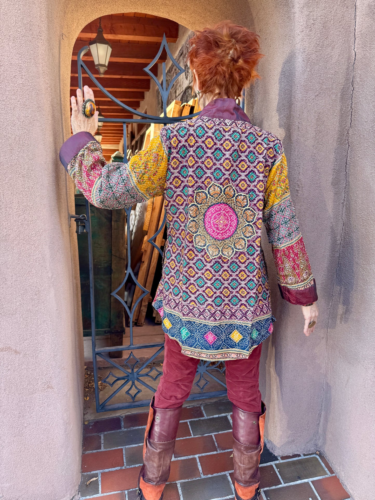 MICRO BLING SWING JACKET