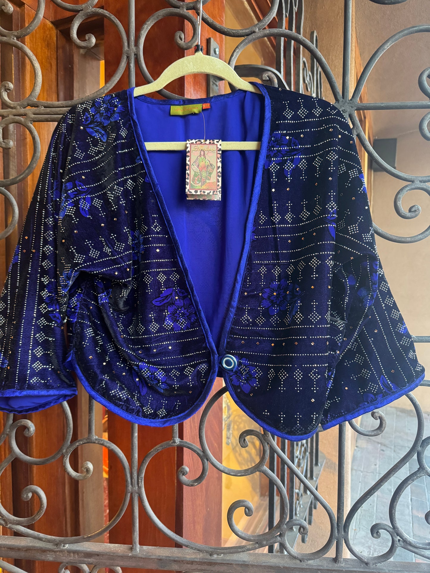BLUE BLING BOLERO