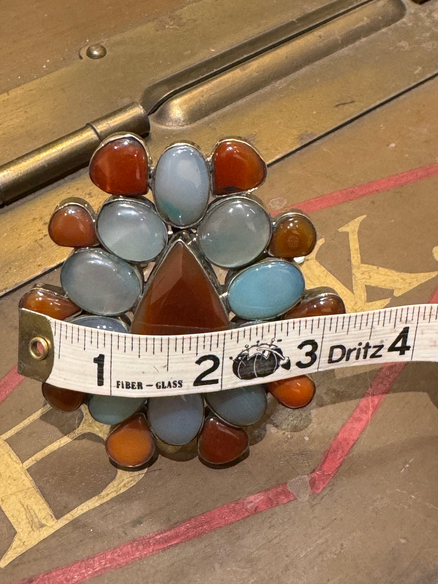 MAMMOTH GEMSTONE MOSAIC CUFFS