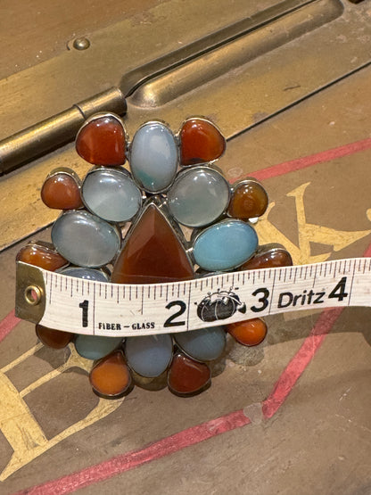 MAMMOTH GEMSTONE MOSAIC CUFFS