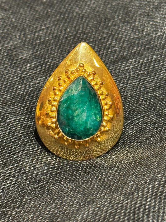 ARABESQUE FACETED GEMSTONE RINGS