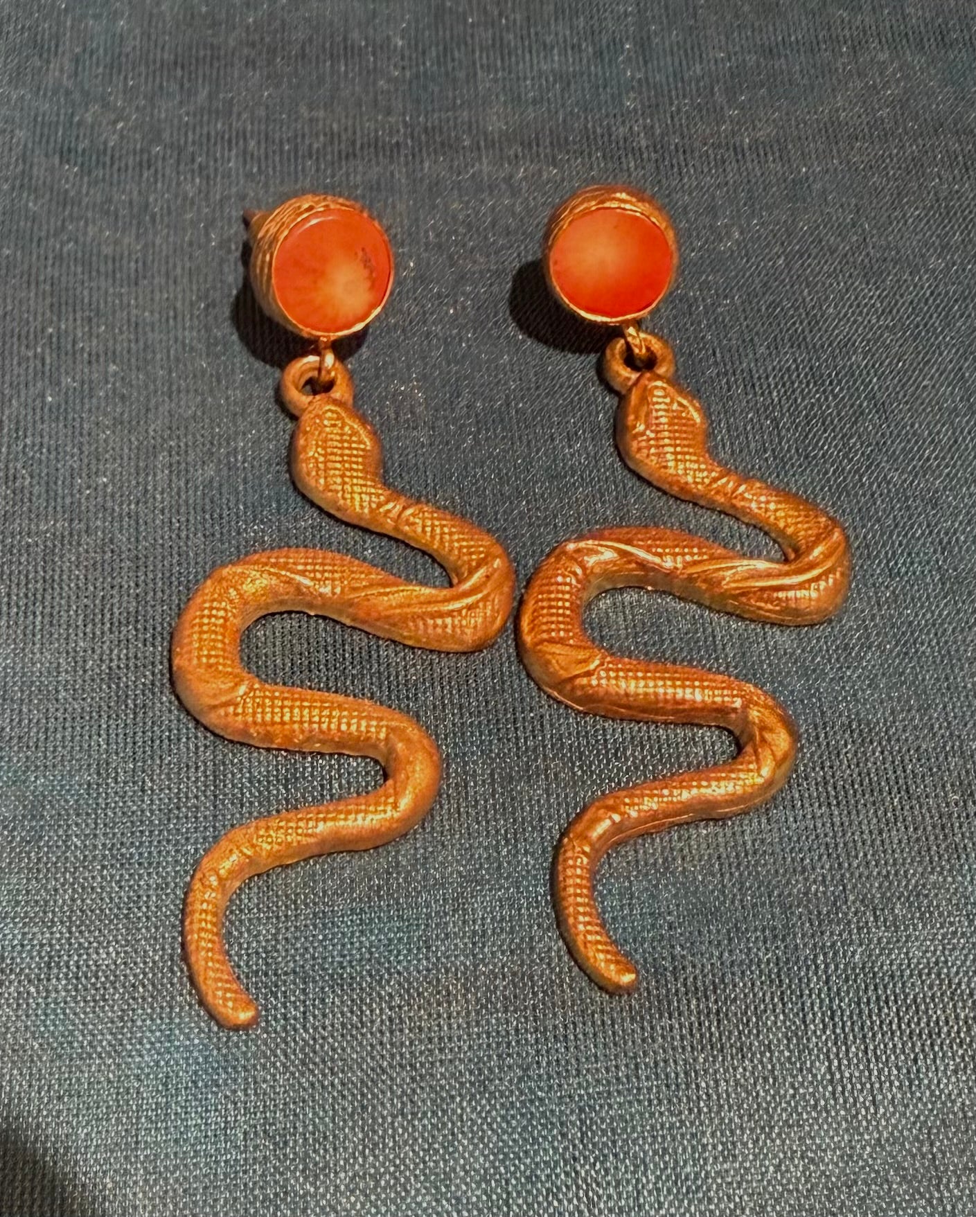 MEDUSA’S SNAKE EARRINGS