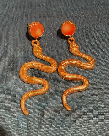 MEDUSA’S SNAKE EARRINGS