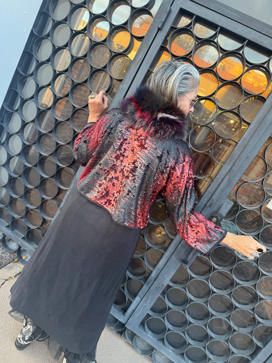 RUSTY RED LAVA FLOW BOLERO