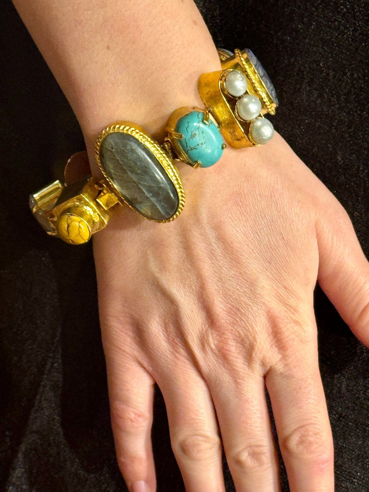 BIG CHUNKY GEMSTONE BRACELETS