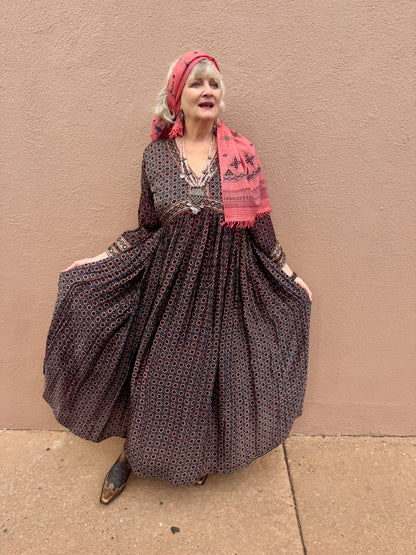 AJRAKH PRAIRIE DRESS