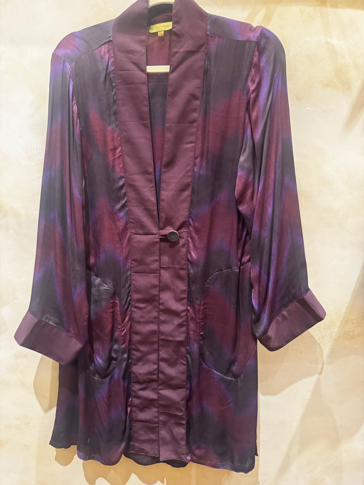 KALEIDOSCOPIC HAND DYED SWING COATS