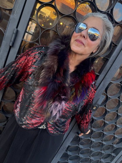 RUSTY RED LAVA FLOW BOLERO