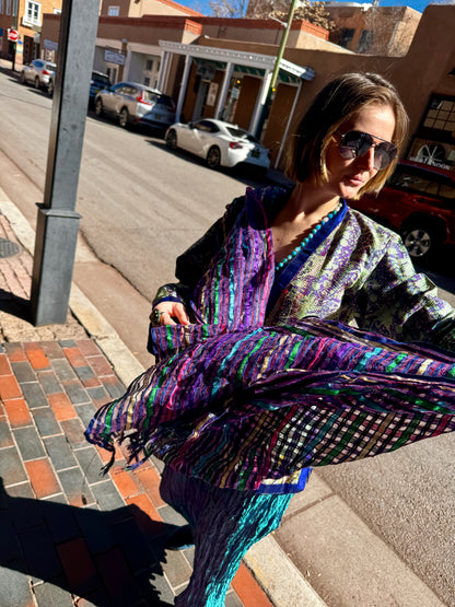 REVERSIBLE QUILTED SILK JACKET FOR ALL SEASONS