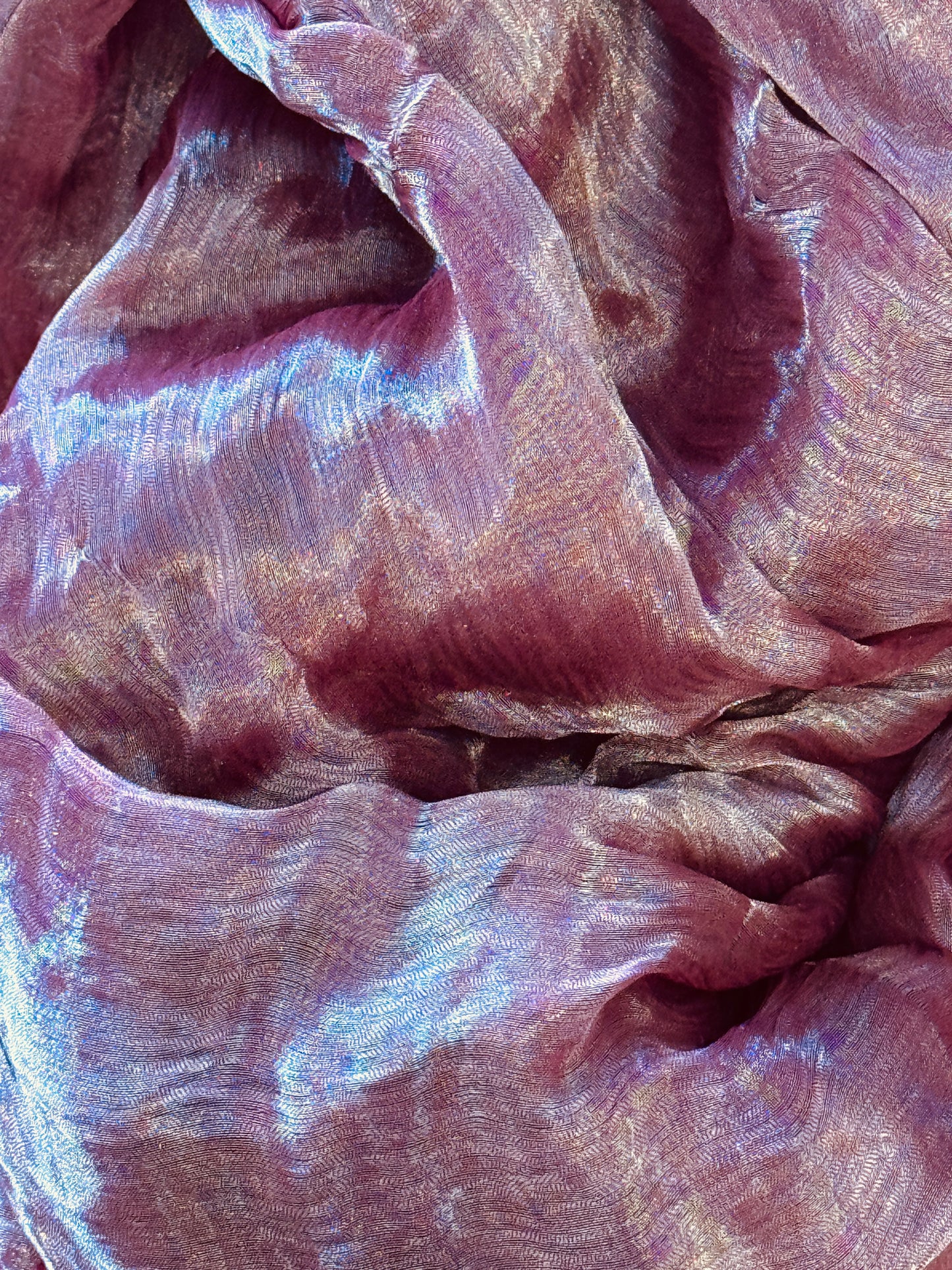 SILVER METALLIC ANGEL SCARVES
