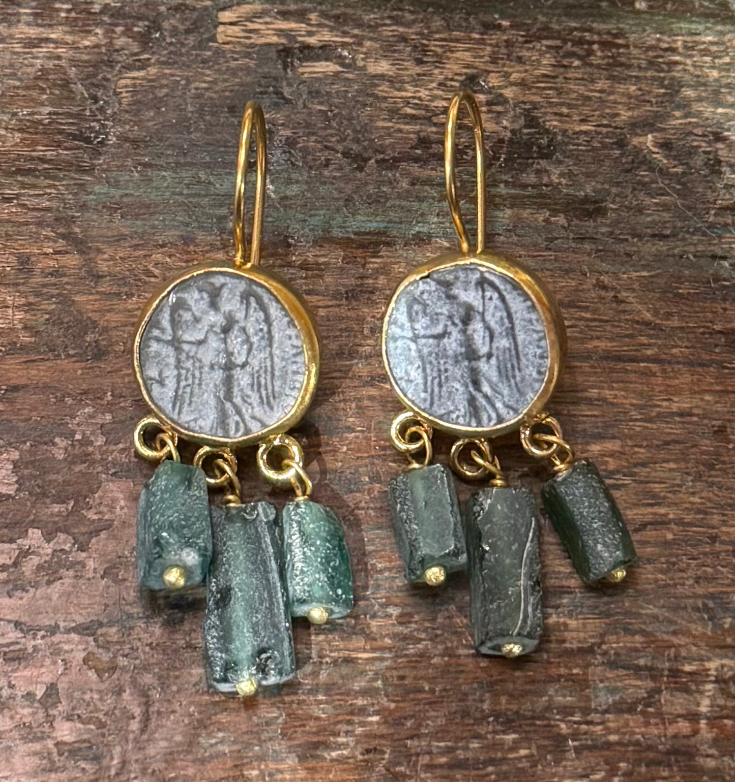 ALEXANDRIA THE GREAT COIN EARRINGS