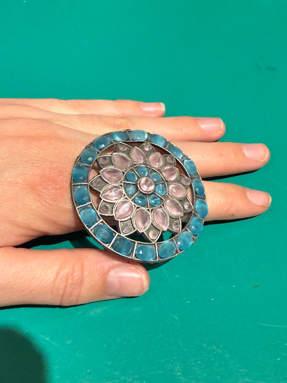 MAMMOTH MANDALA MOSAIC RINGS