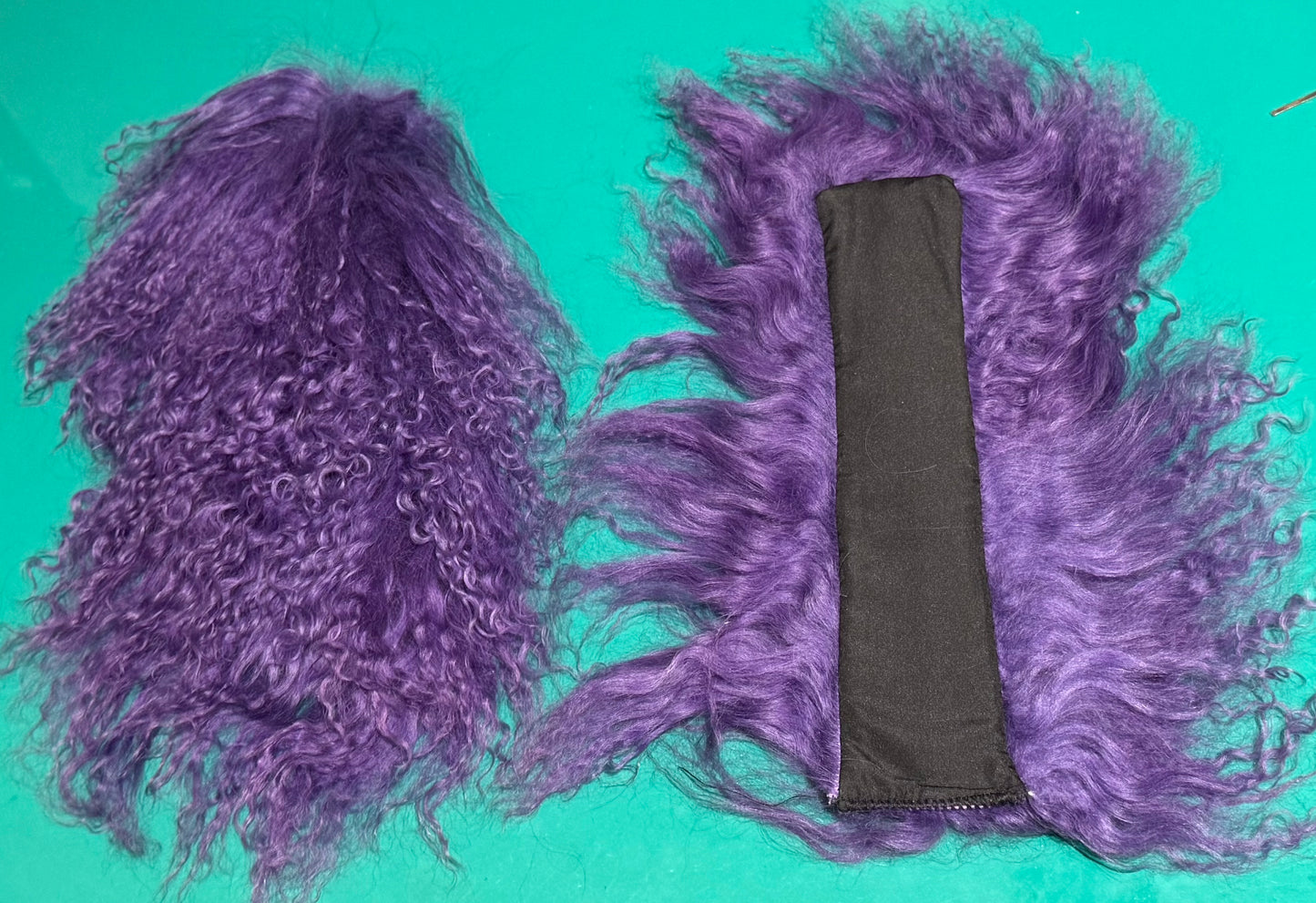 MONGOLIAN CURLY LAMB CUFFS