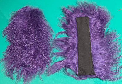 MONGOLIAN CURLY LAMB CUFFS