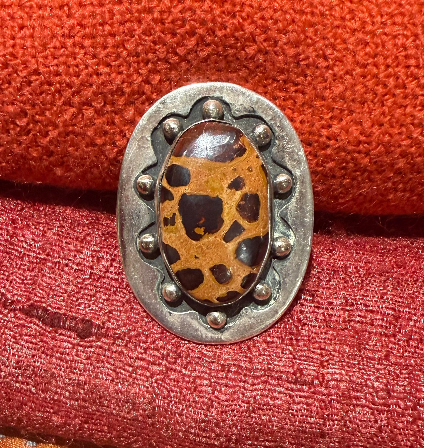LEOPARD BAUXITE RING