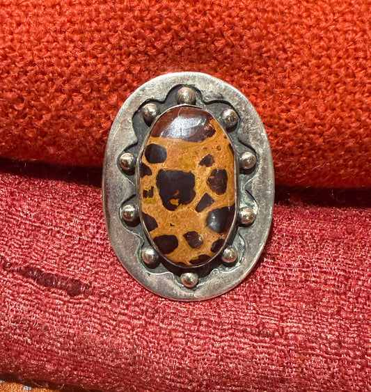 LEOPARD BAUXITE RING
