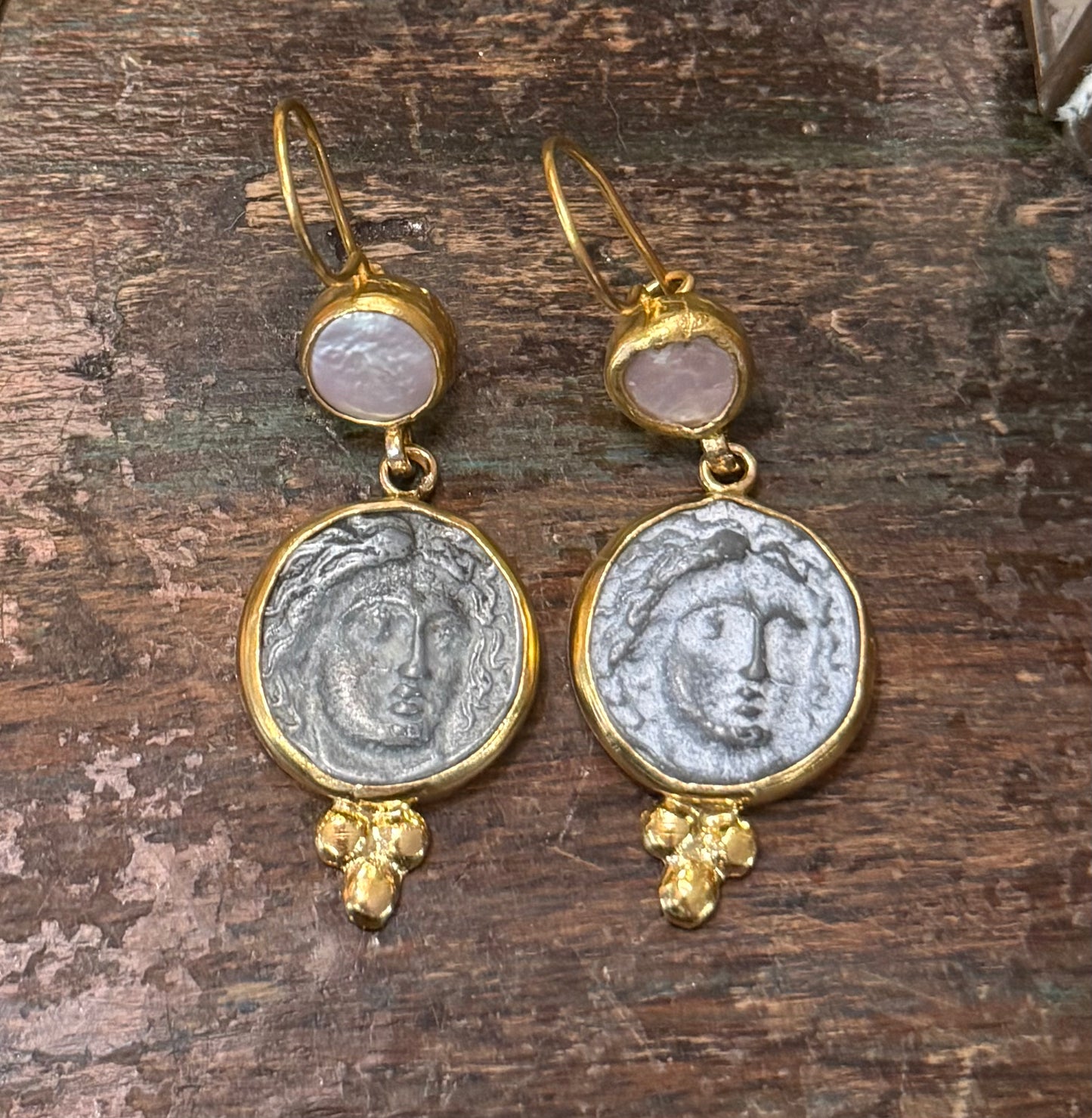 ALEXANDRIA THE GREAT COIN EARRINGS