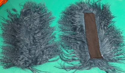 MONGOLIAN CURLY LAMB CUFFS