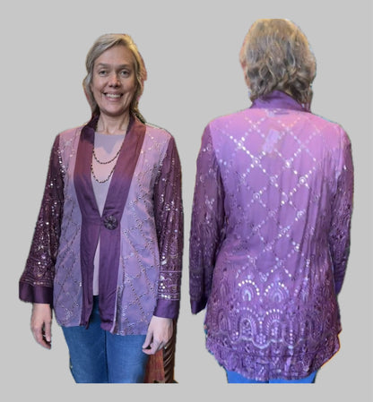 LILAC BLING SWING JACKET