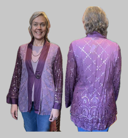 LILAC BLING SWING JACKET