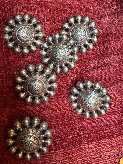 WAGON WHEEL POST EARRINGS
