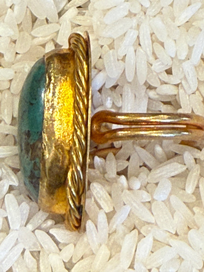 PERSIAN TURQUOISE NEST RINGS