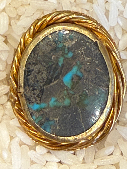 PERSIAN TURQUOISE NEST RINGS