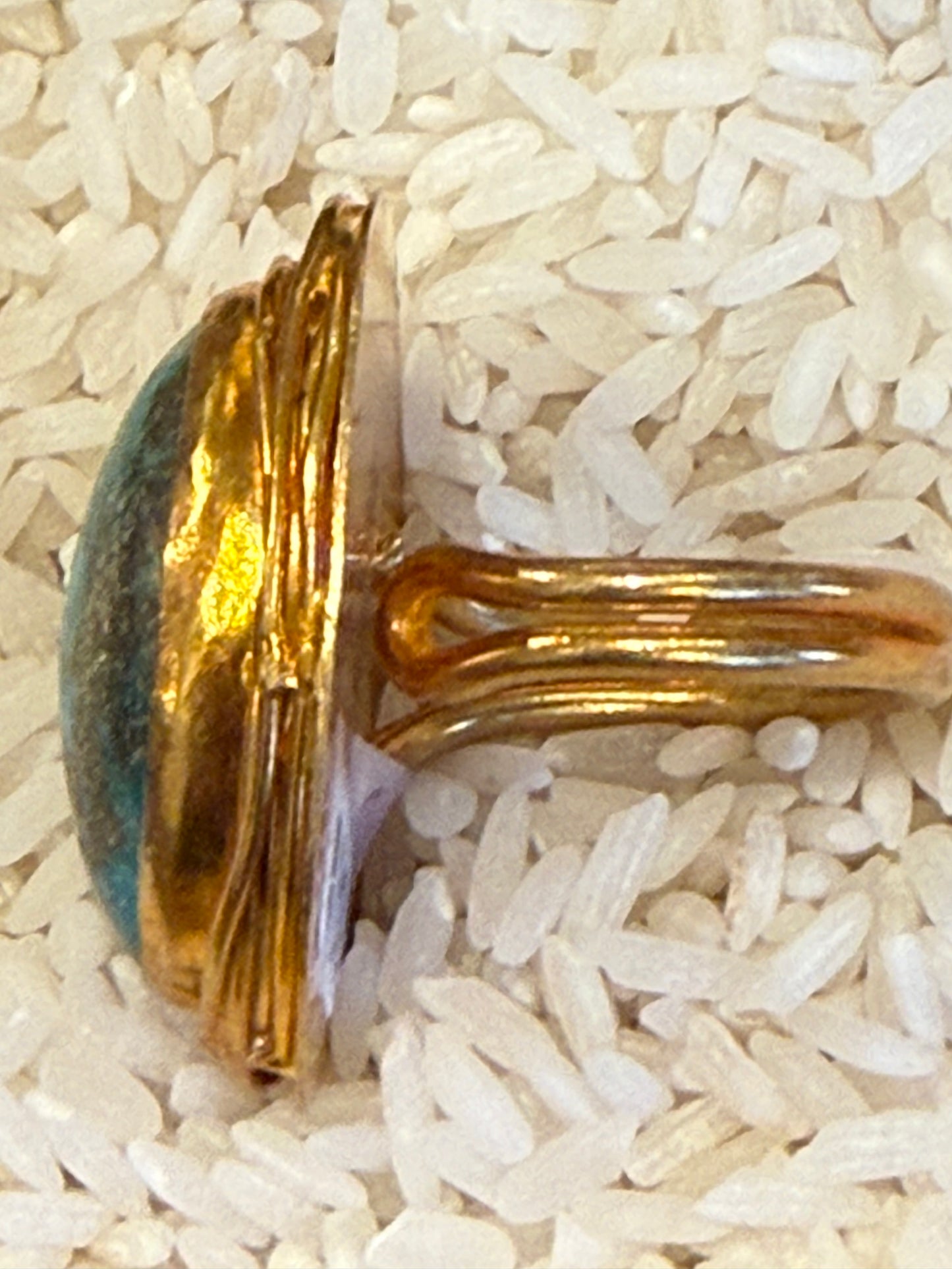 PERSIAN TURQUOISE NEST RINGS