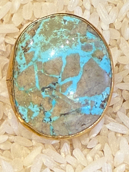 CONTEMPORARY PERSIAN TURQUOISE RINGS