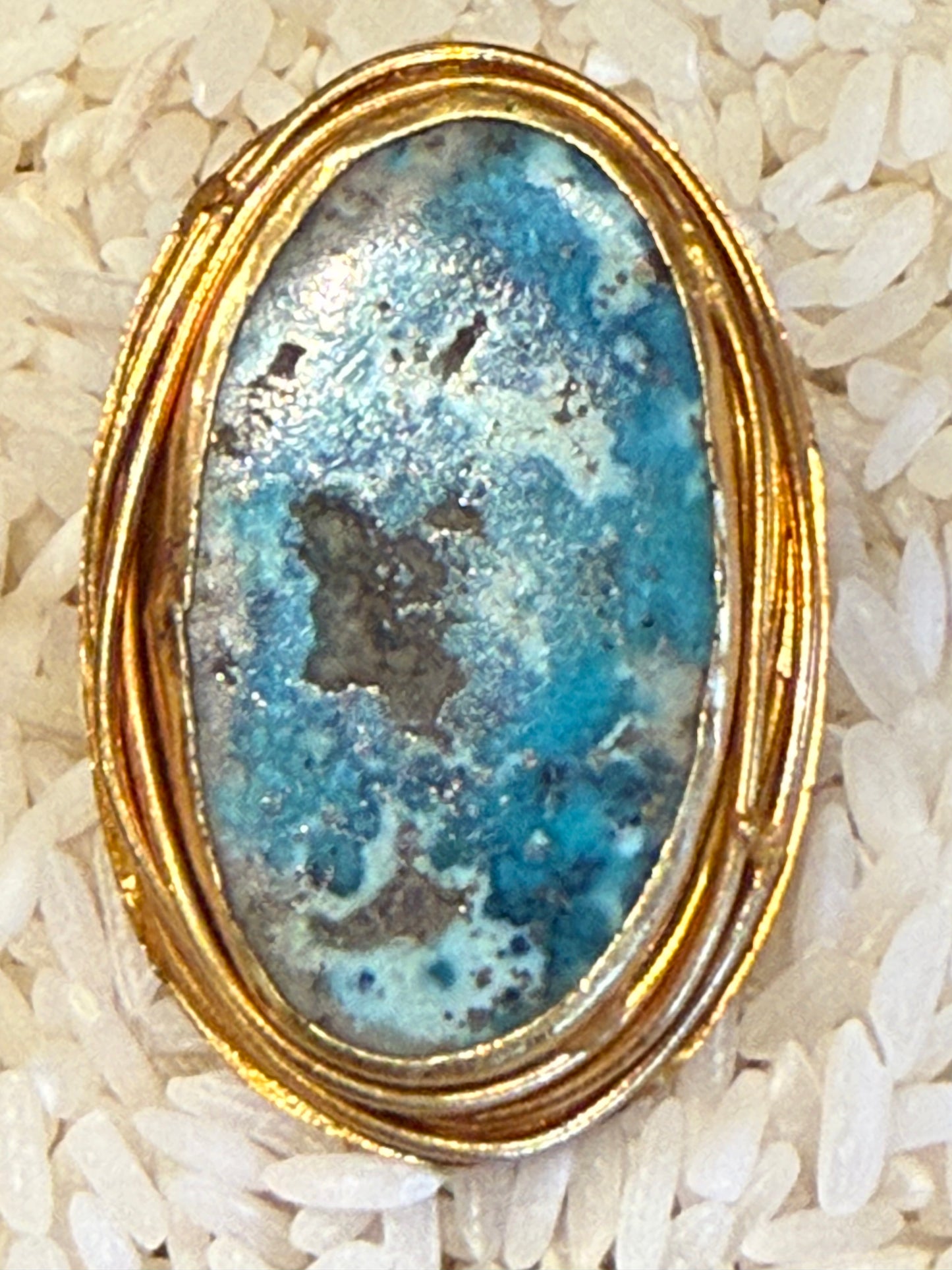 PERSIAN TURQUOISE NEST RINGS