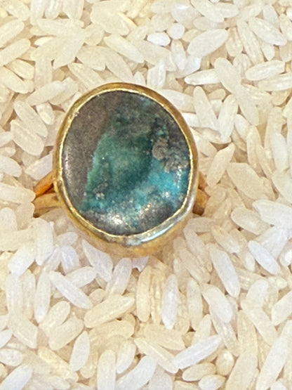 CONTEMPORARY PERSIAN TURQUOISE RINGS