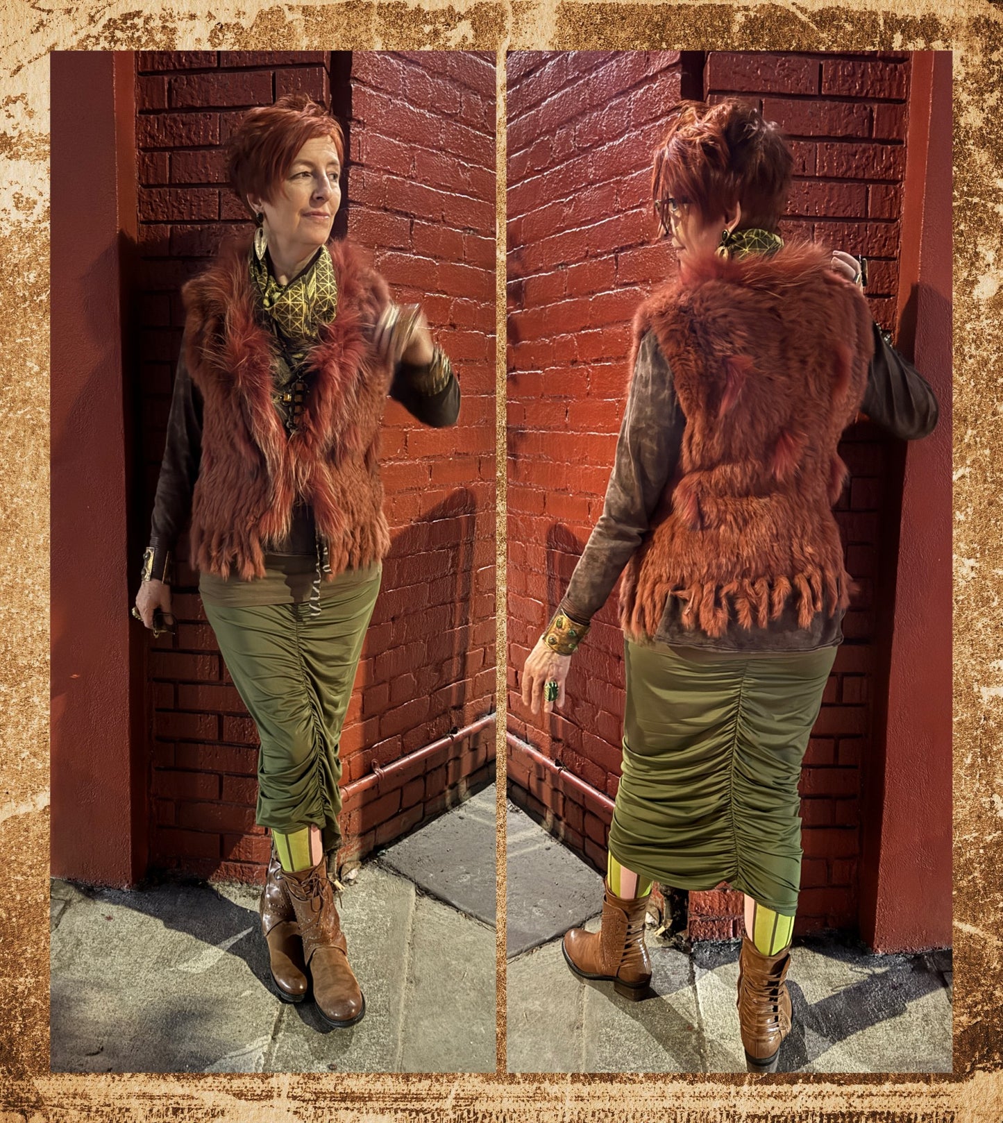 MARZENA RABBIT FUR VEST