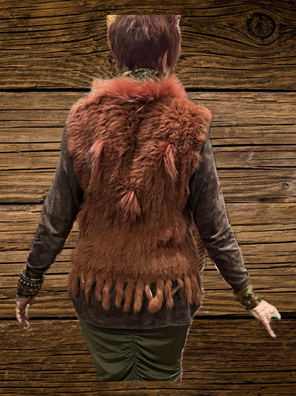 MARZENA RABBIT FUR VEST