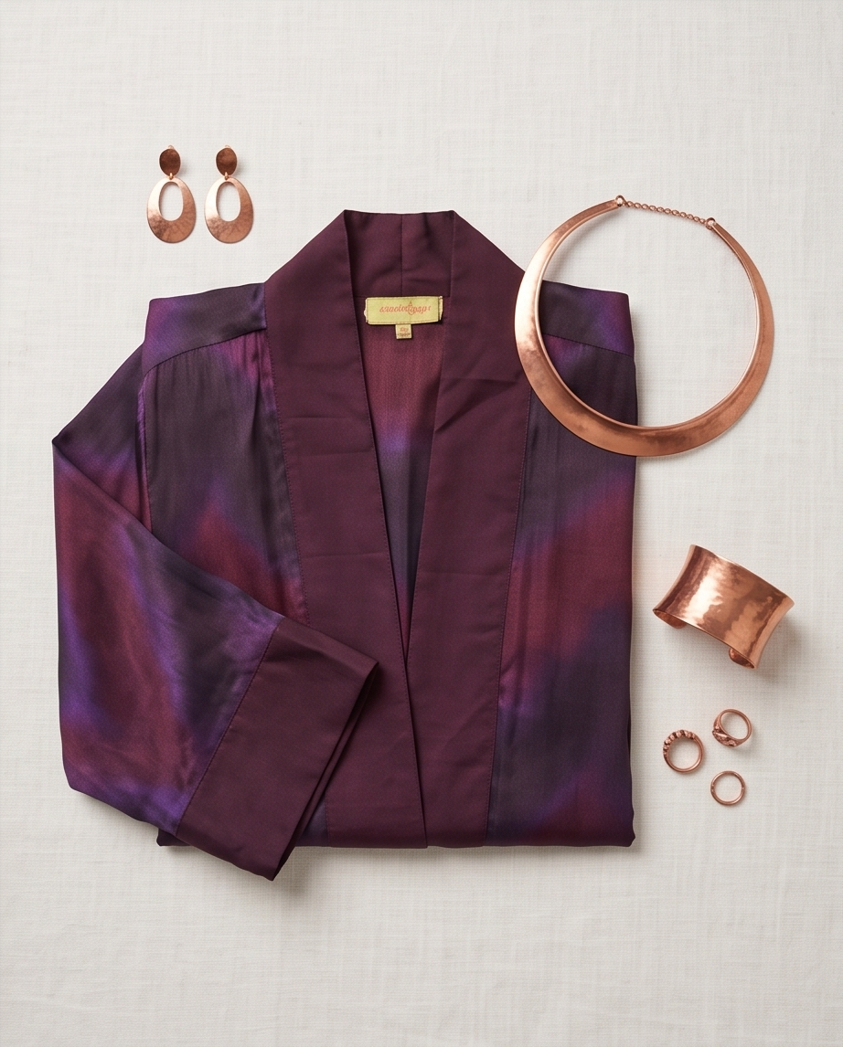 KALEIDOSCOPIC HAND DYED SWING COATS