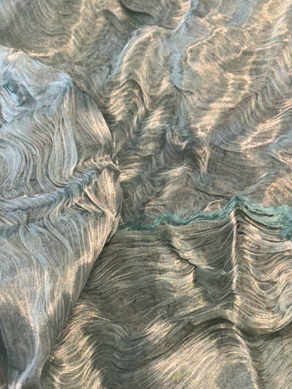 SILVER METALLIC ANGEL SCARVES