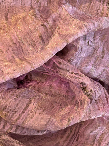 GOLD METALLIC ANGEL SCARVES