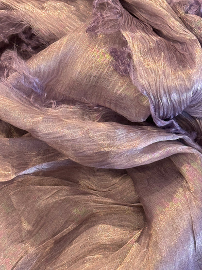 SILVER METALLIC ANGEL SCARVES