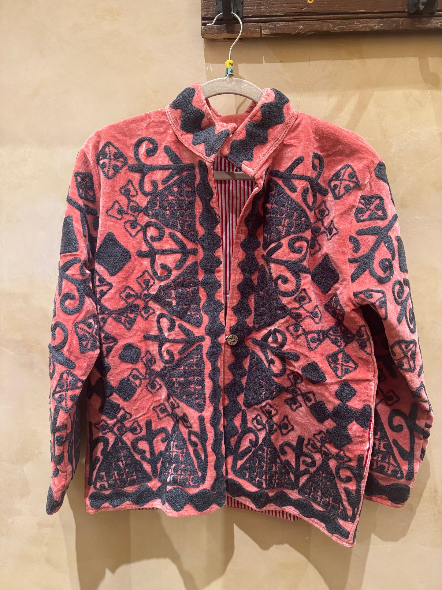 TUAREG JACKET EMBROIDERED VELVET