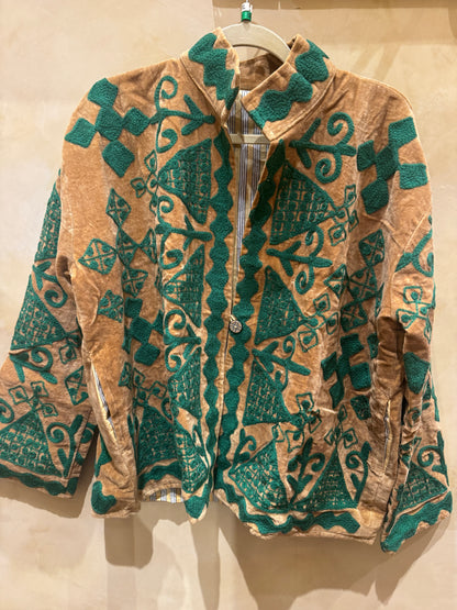 TUAREG JACKET EMBROIDERED VELVET