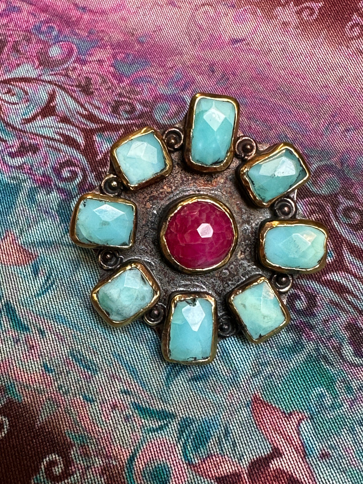 AQUA FLORA RING