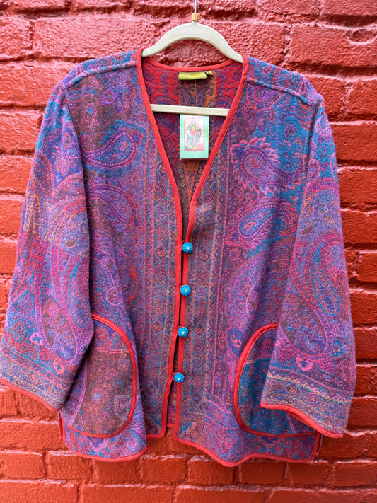 JAMAVAR SOFT WOOL BROCADE JACKET