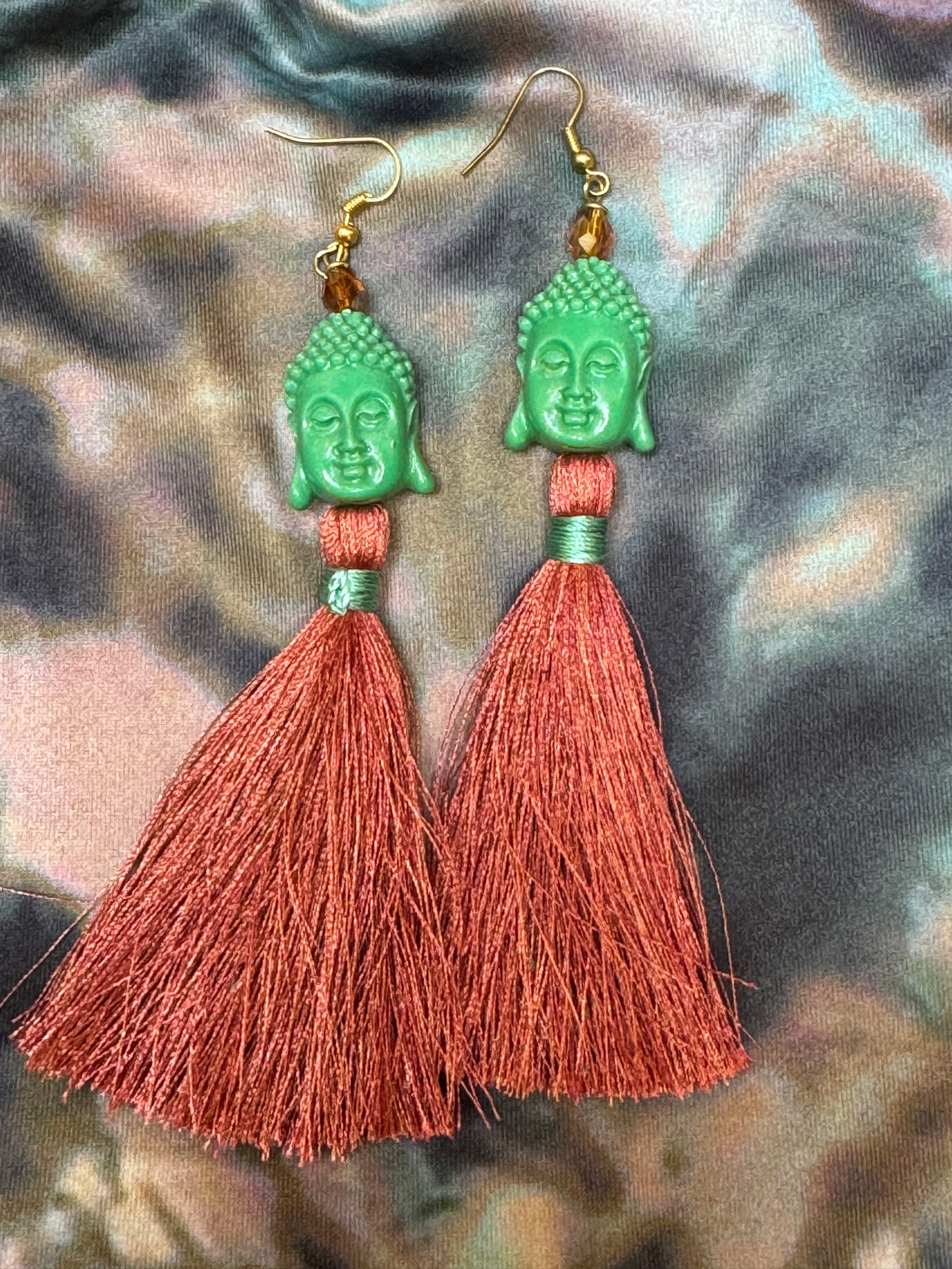 BUDDHA TASSEL EARRINGS