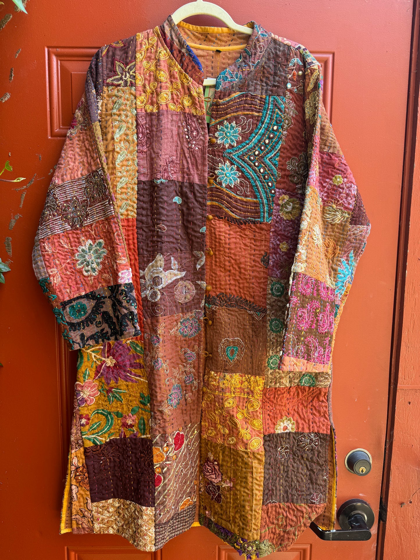 PATCHWORK NEHRU COAT