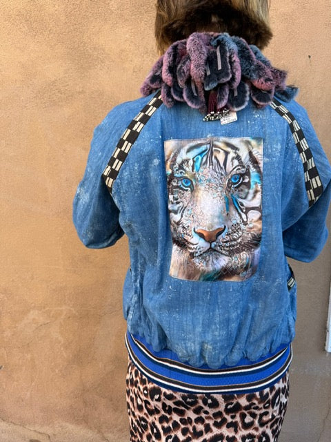 BENGAL TIGER BASEBALL JACKET